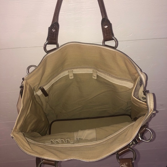 David & Scotti Leather Messenger Bag